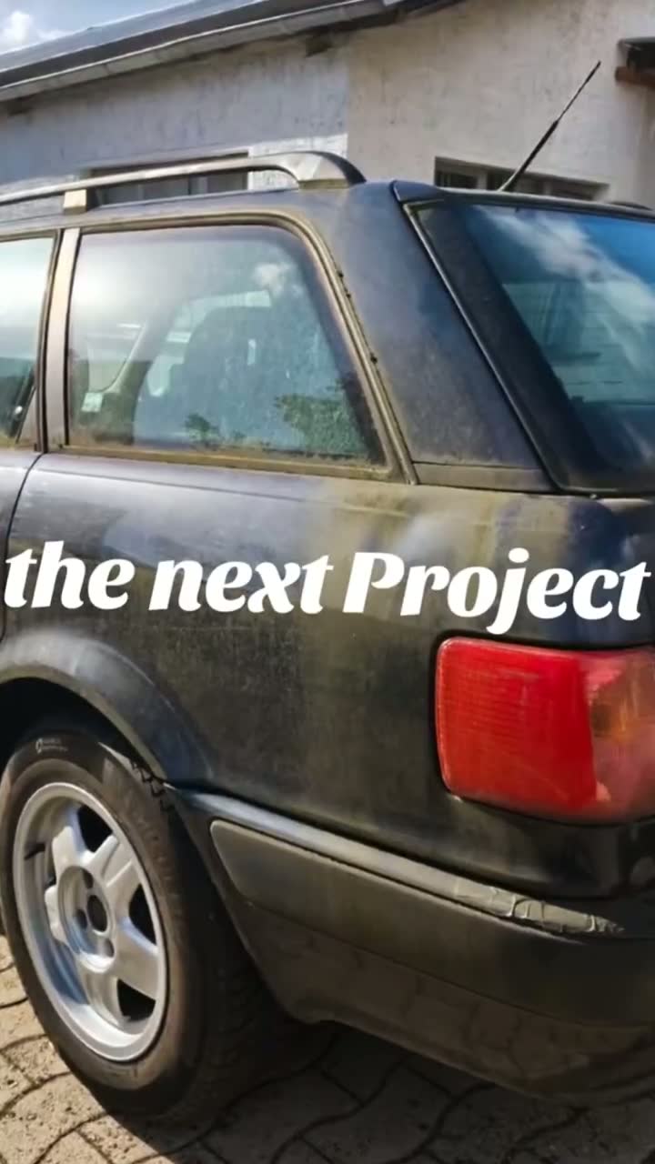 Audi 80 Avant (B4) – Außenreinigung